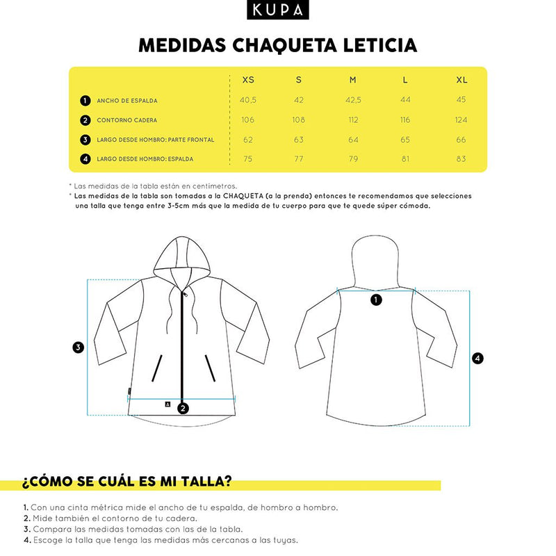 Chaqueta Oversize Leticia Cian Territorio